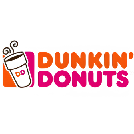 Dunkin' Donuts logo - client of our commercial kitchen maintenance services, including refrigeration, ice machines, and coffee equipment, serving businesses in Boca Raton, Florida.